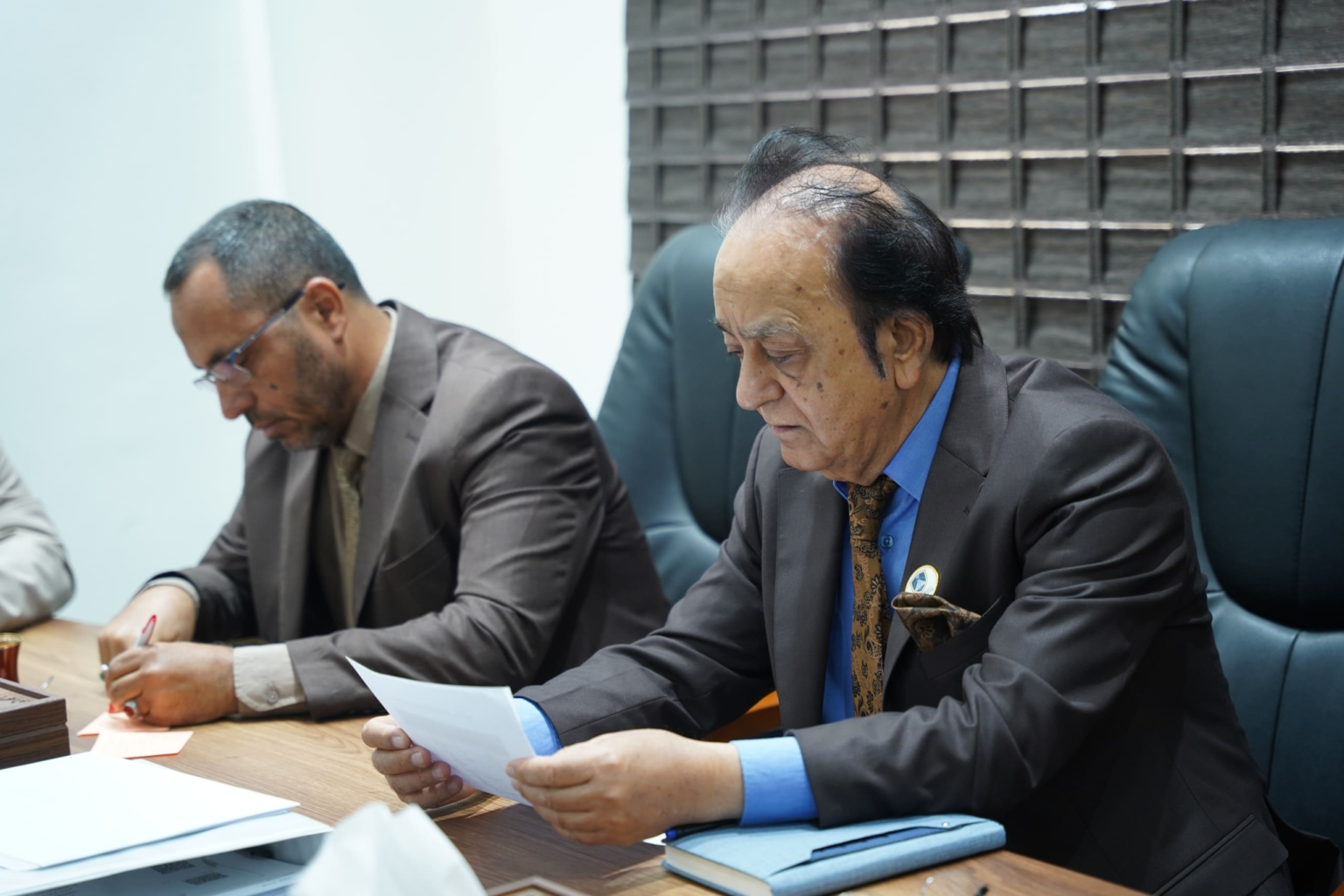 تفقد سير الامتحانات التقويمية.. كلية الوركاء الجامعة تستقبل اللجنة الوزارية المشرفة rr